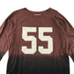Milk Copenhagen T-shirt Age 12-13 Brown and Black Gradient Number Print Long Sleeve Cotton