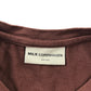 Milk Copenhagen T-shirt Age 12-13 Brown and Black Gradient Number Print Long Sleeve Cotton