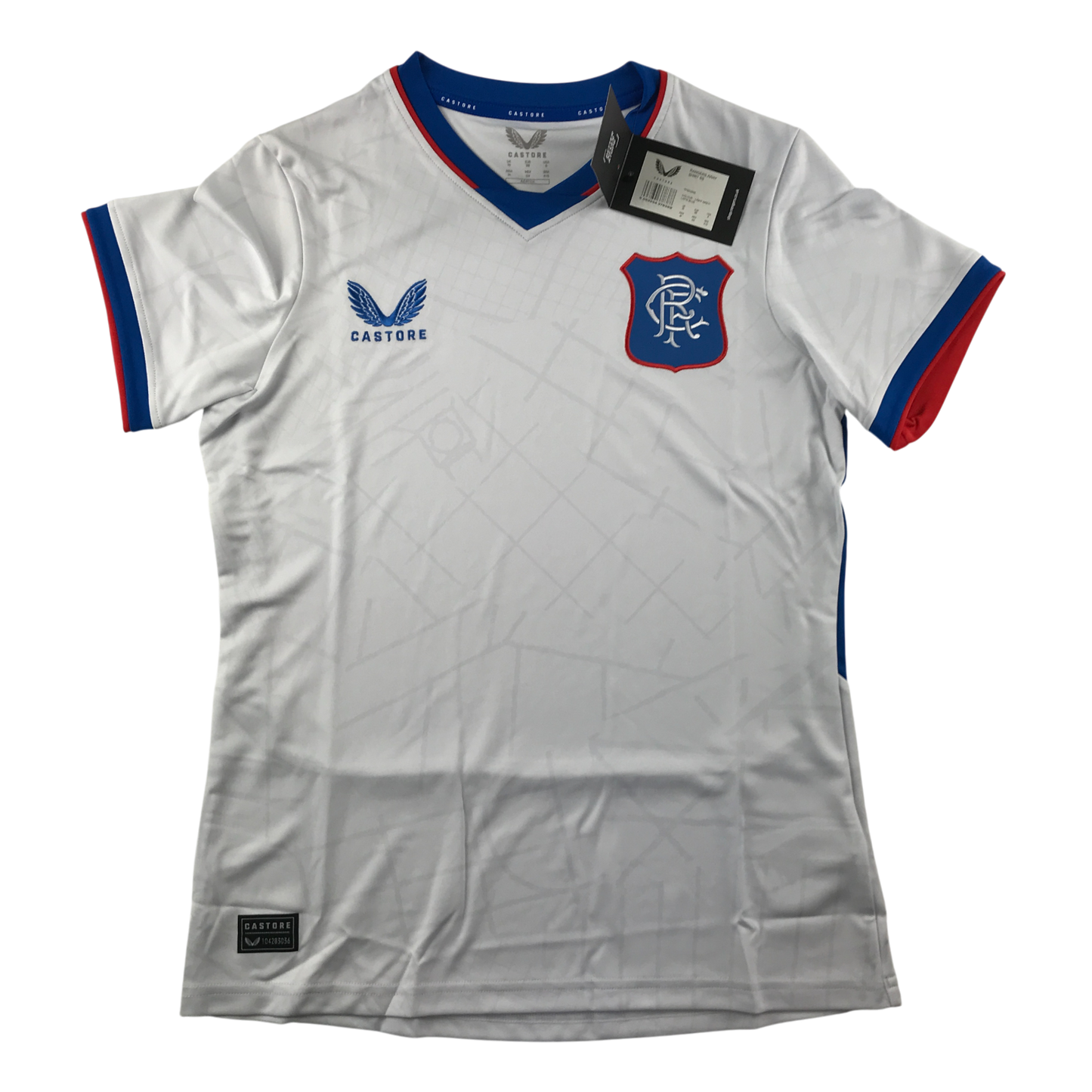 Castore Rangers FC Away Short Sleeve Shirt - Light Grey