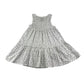 F&F dress 6-7 years white polka dot layered cotton
