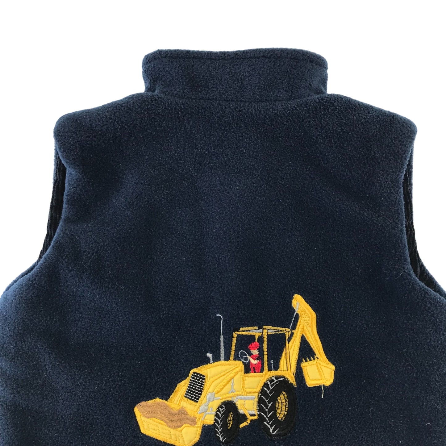 Seesaw gilet 5 years navy sleeveless digger fleece