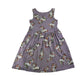 H&M dress 7-8 years purple unicorn print cotton