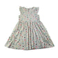 H&M dress 9-10 years white multicolour polka dots