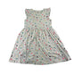 H&M dress 9-10 years white multicolour polka dots