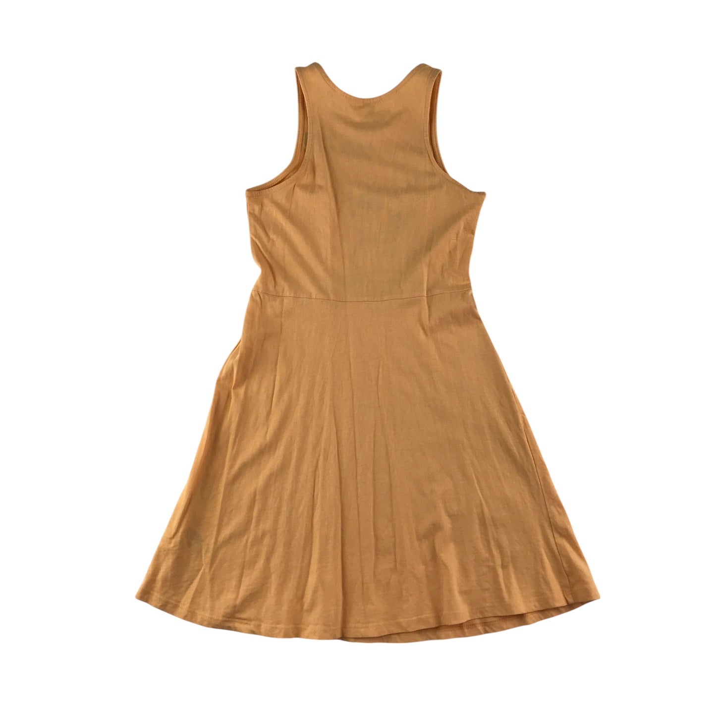 H&M dress 9-10 years orange Peanuts graphic designs cotton