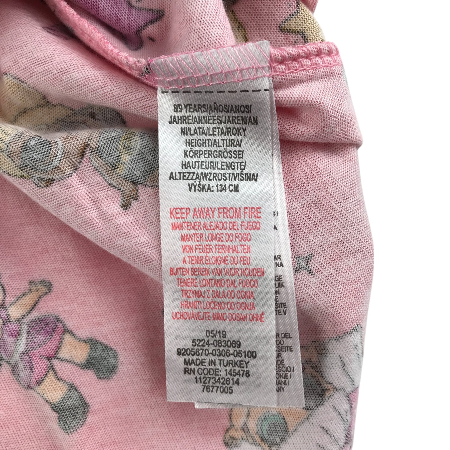 Primark dress 8-9 years pink LOL Surprise graphic design print cotton