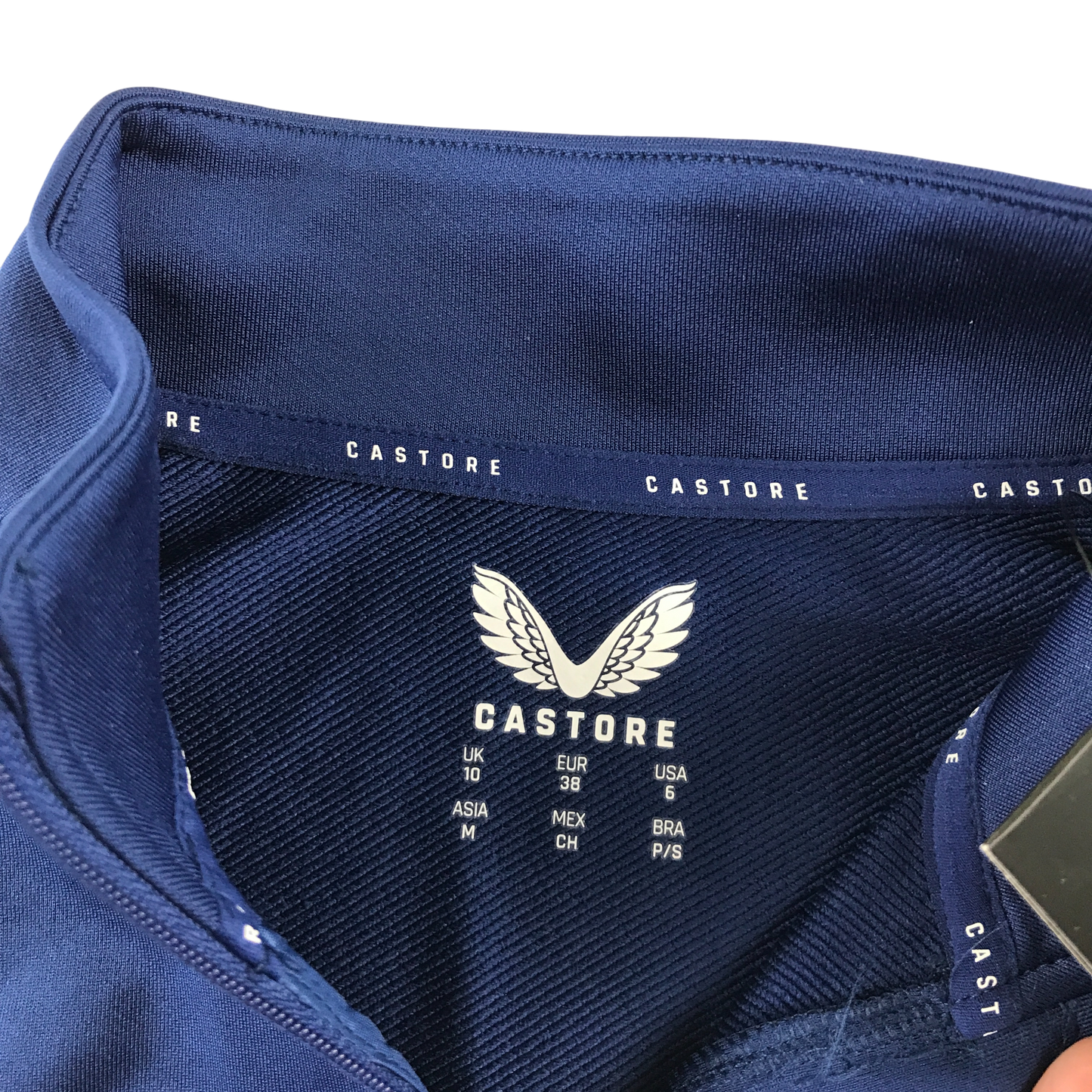 Castore Rangers FC Coaches Matchday 1/4 Zip Midlayer - Blue