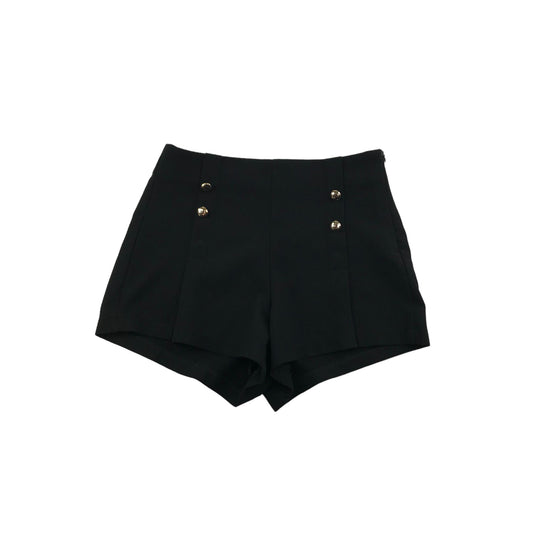 New Look Shorts Age 11 Black Button and pleat detail