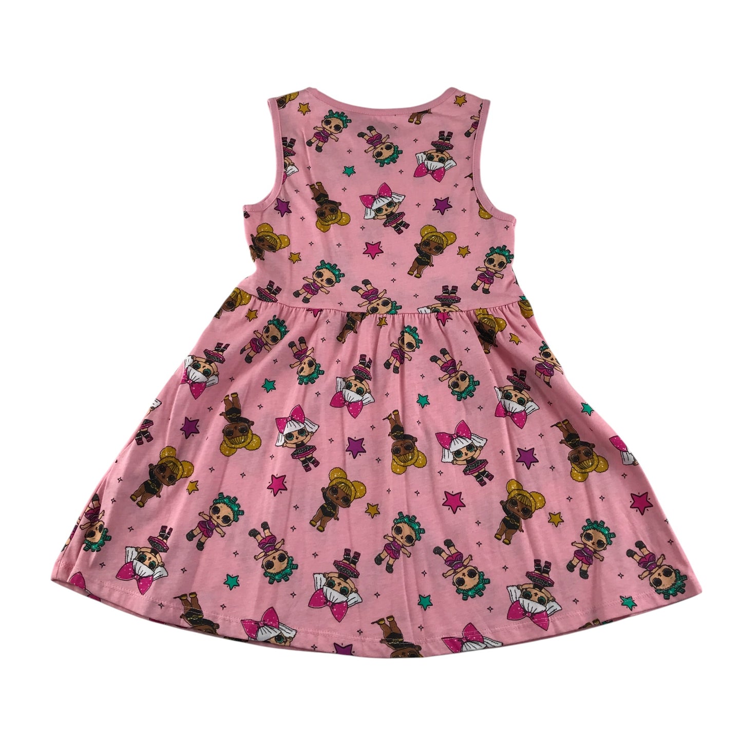 Primark dress 8-9 years pink LOL Surprise graphic design print cotton