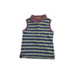 Joules Polo Shirt Age 5 Blue White Purple Stripy Sleeveless