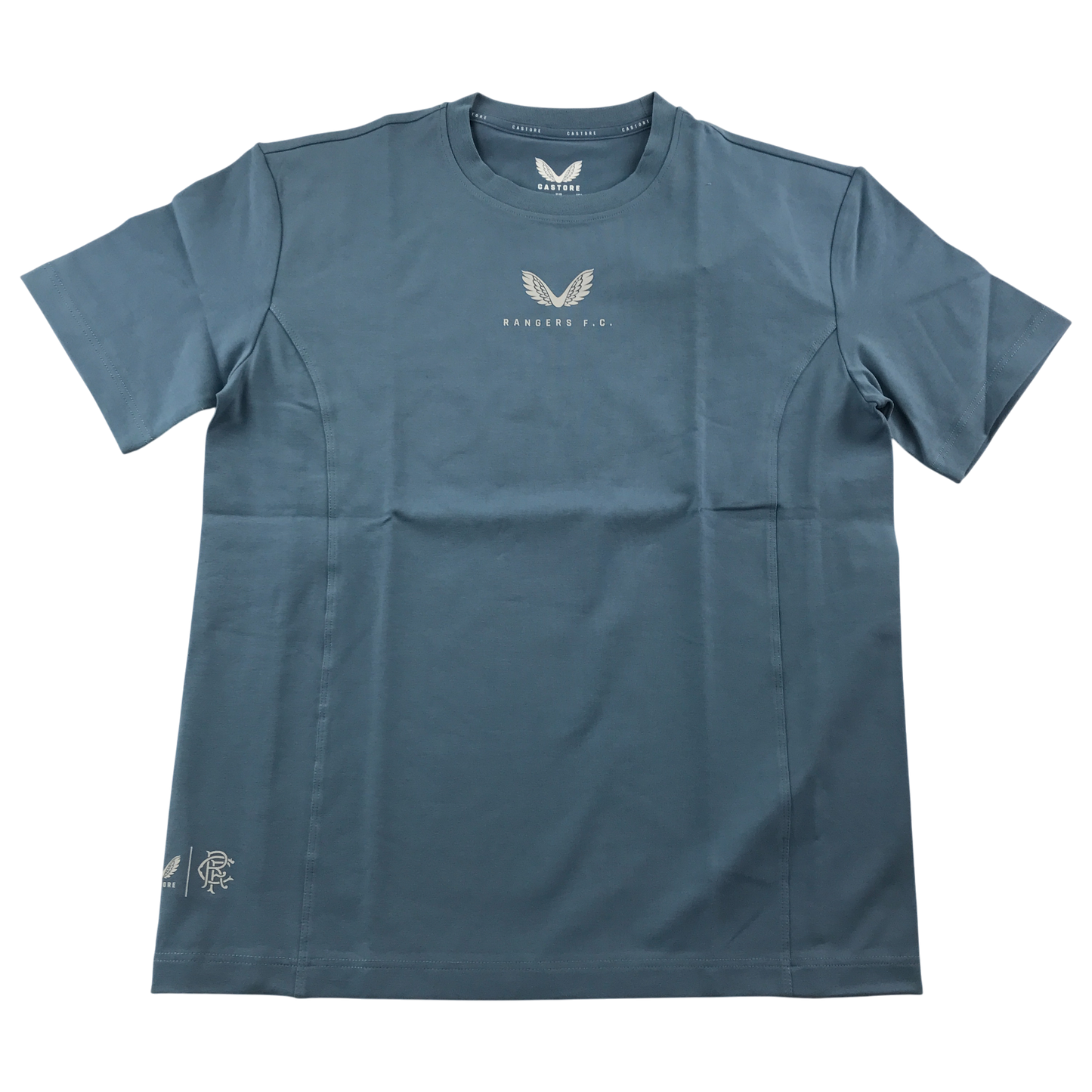 Castore Rangers FC Travel Short Sleeved T-Shirt - Coronet Blue