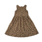 H&M dress 7-8 years brown leopard animal print cotton