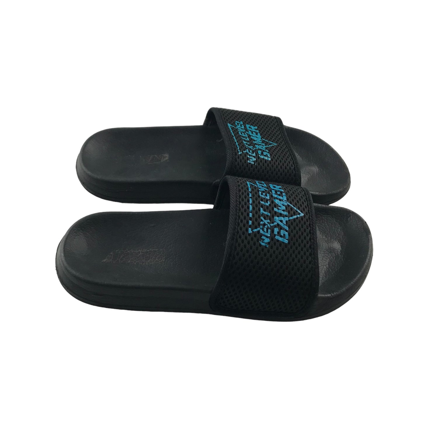 Sliders Shoe Size 3 Black Next Level Gamer Graphic Design Sandals