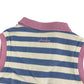 Joules Polo Shirt Age 5 Blue White Purple Stripy Sleeveless