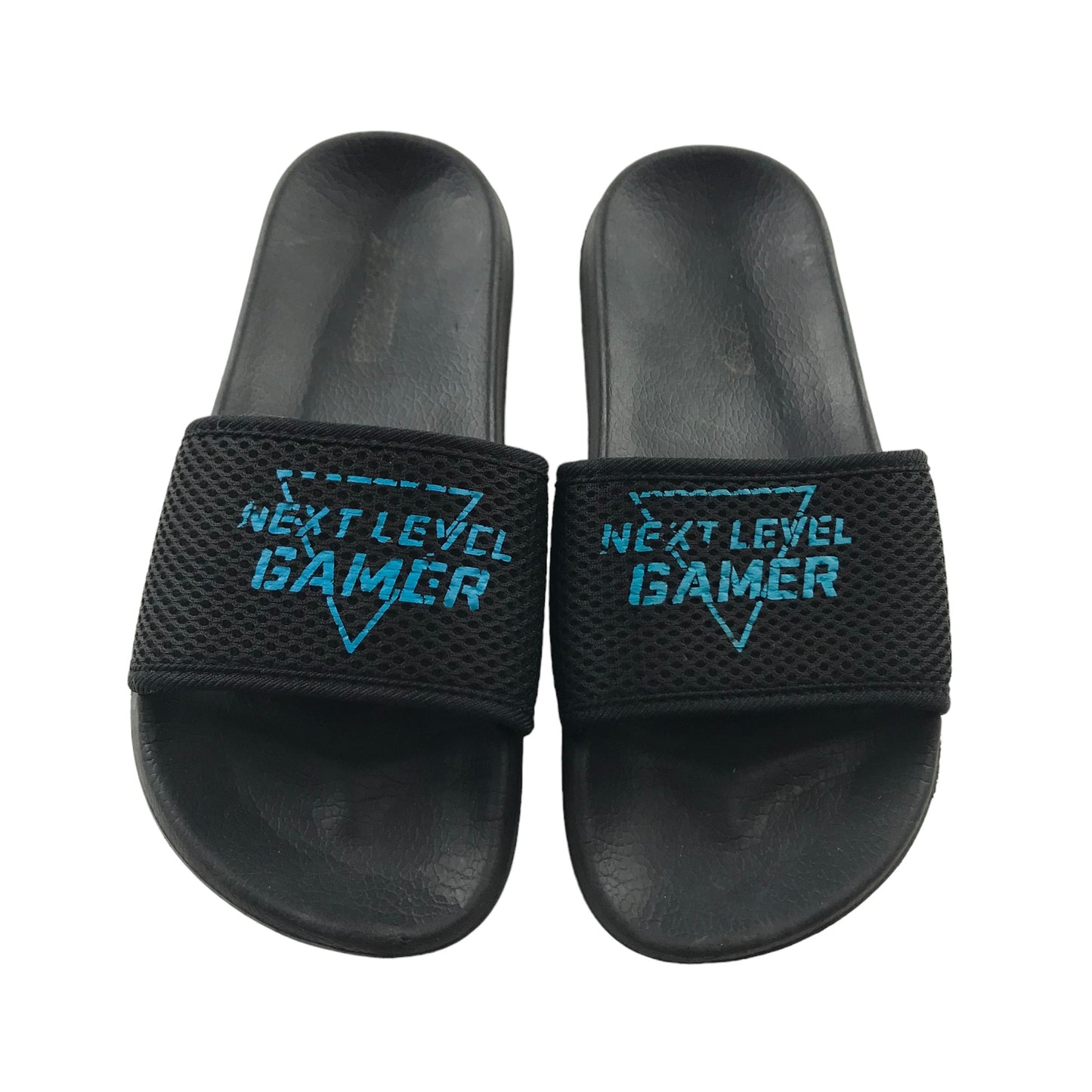 Sliders Shoe Size 3 Black Next Level Gamer Graphic Design Sandals