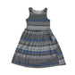 H&M dress 9-10 years navy and white pattern design print cotton