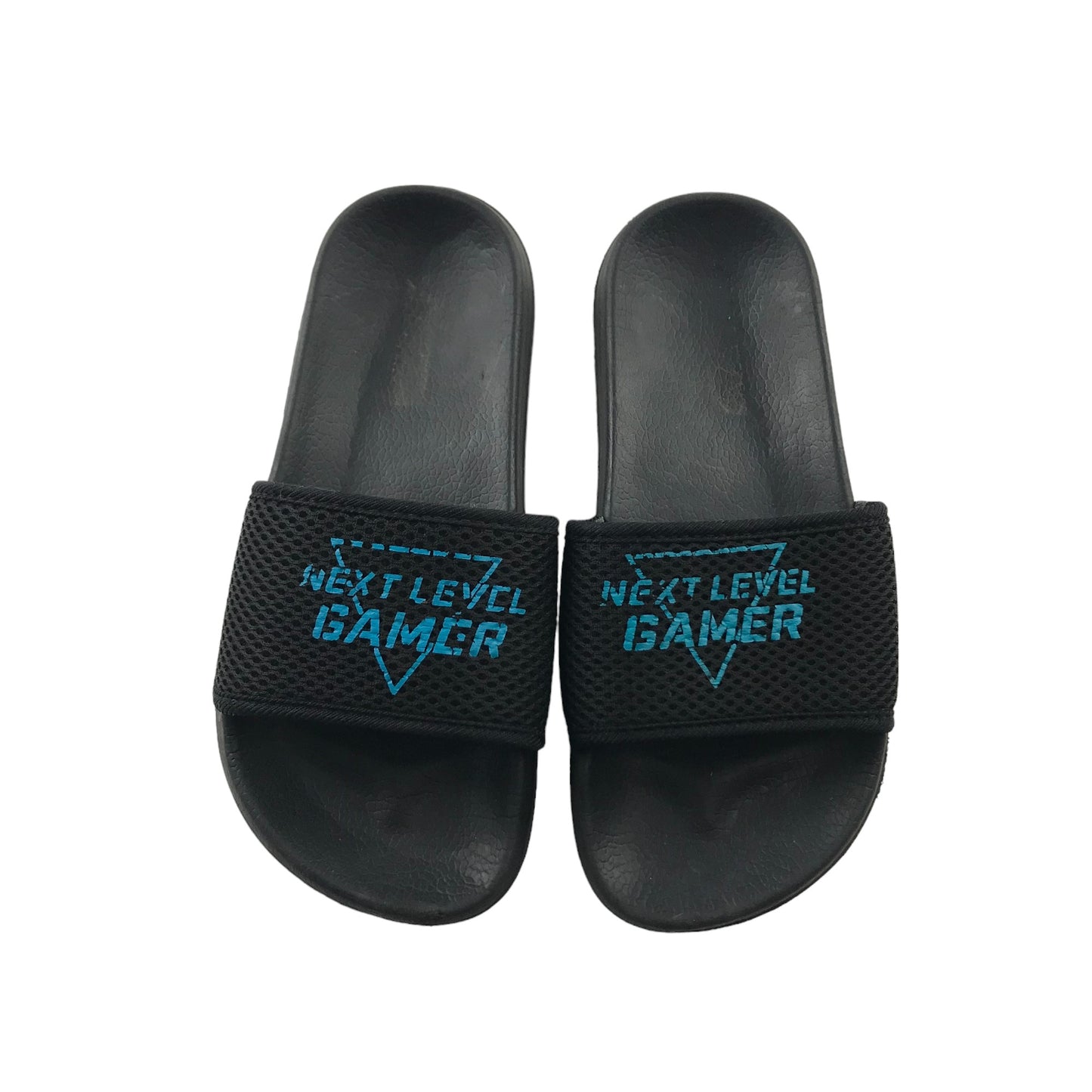 Sliders Shoe Size 3 Black Next Level Gamer Graphic Design Sandals