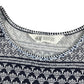 H&M dress 9-10 years navy and white pattern design print cotton