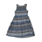 H&M dress 9-10 years navy and white pattern design print cotton