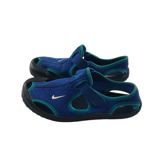 Nike Aqua Shoes Shoe Size 1.5 Blue With Straps