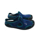 Nike Aqua Shoes Shoe Size 13.5 junior Blue With Straps