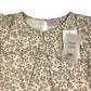 Noa Noa dress 6-7 years light brown floral cotton