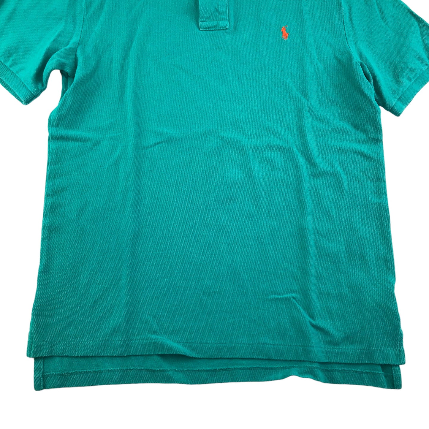 Ralph Lauren Polo Shirt Age 14 Turquoise Shirt Sleeve Cotton