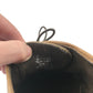 Collezione brogue shoes shoe size 9.5 light brown leather and fabric formal