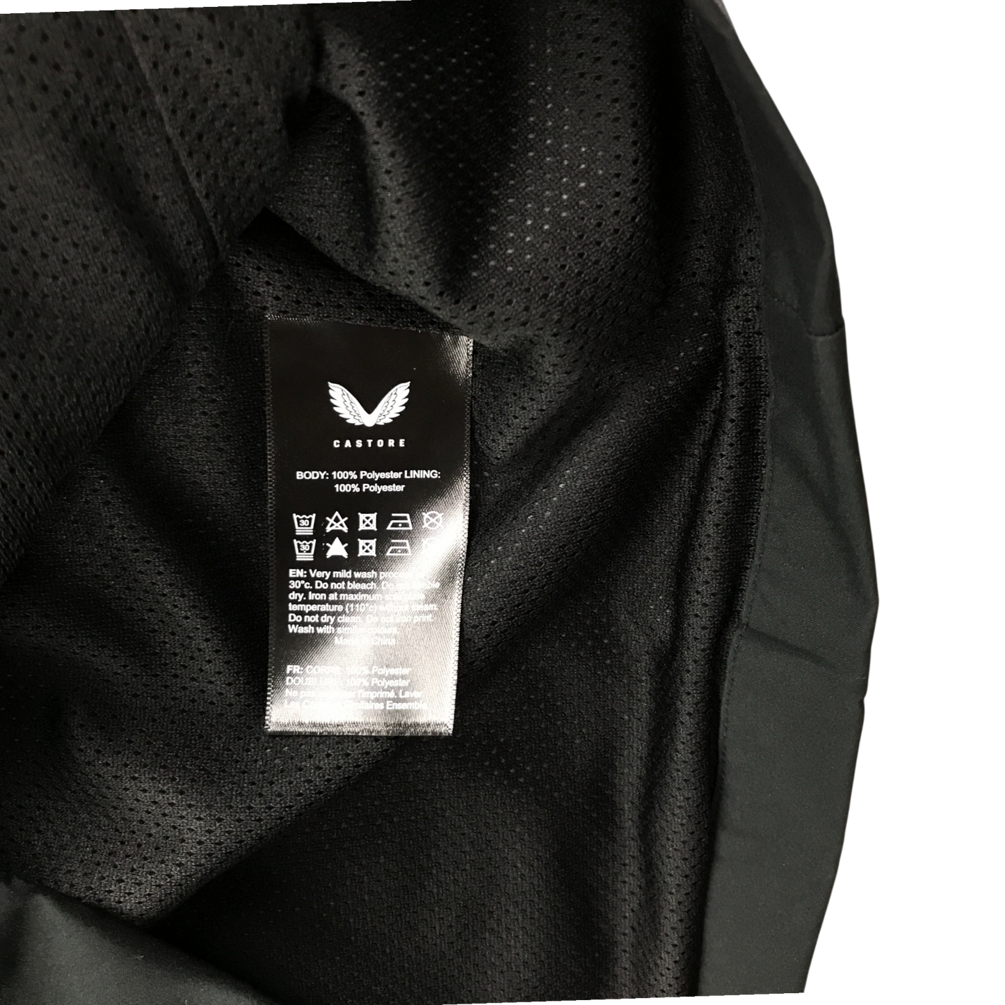 Castore Rangers FC Pro Players Training Rain Jacket - Black