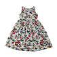 H&M dress 9-10 years white floral and butterfly print cotton