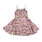 Debenhams dress 9-10 years pink flamingo print design cotton
