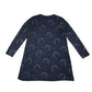 Hullabaloo dress 11-12 years navy with unicorns and love heart print