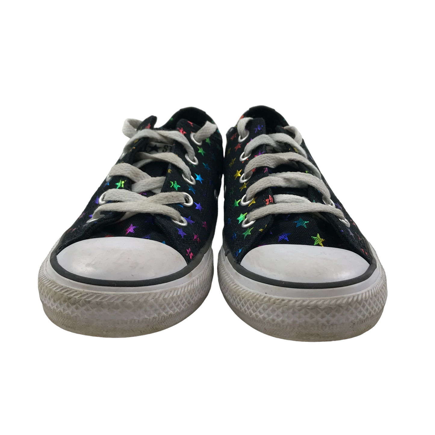 Converse Black Multicoloured Star Trainers Shoe Size 1