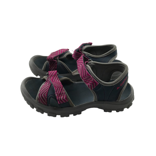 Decathlon Sandals Shoe Size 13 Junior Purple and Pink Straps