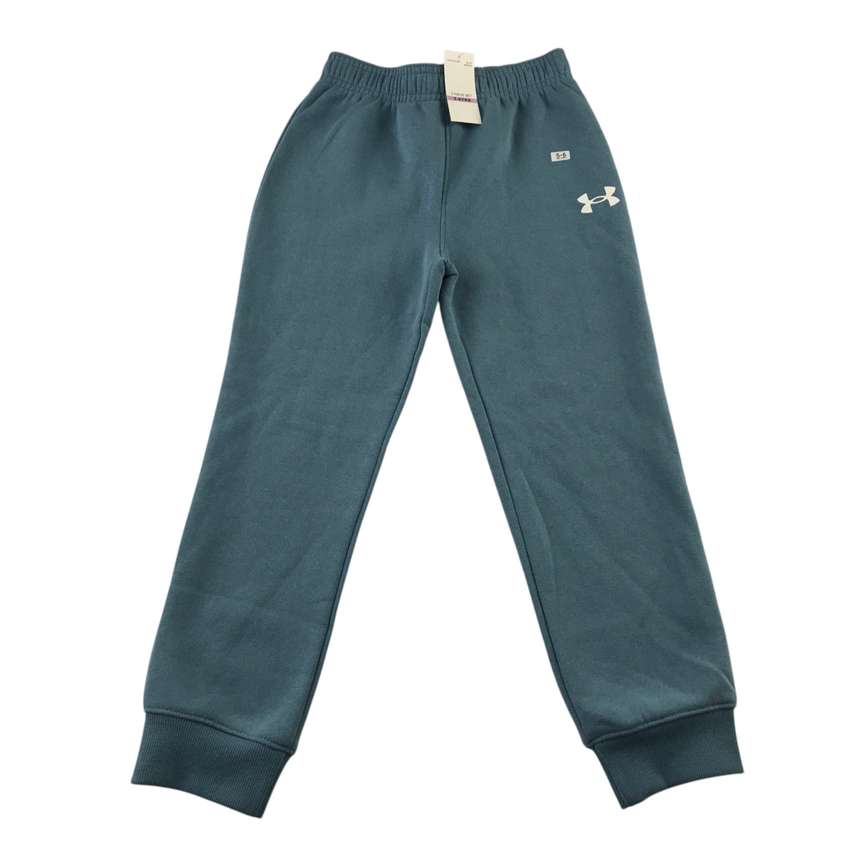 Under Armour 5-6 years dusty blue hoodie and joggers set cotton polyester