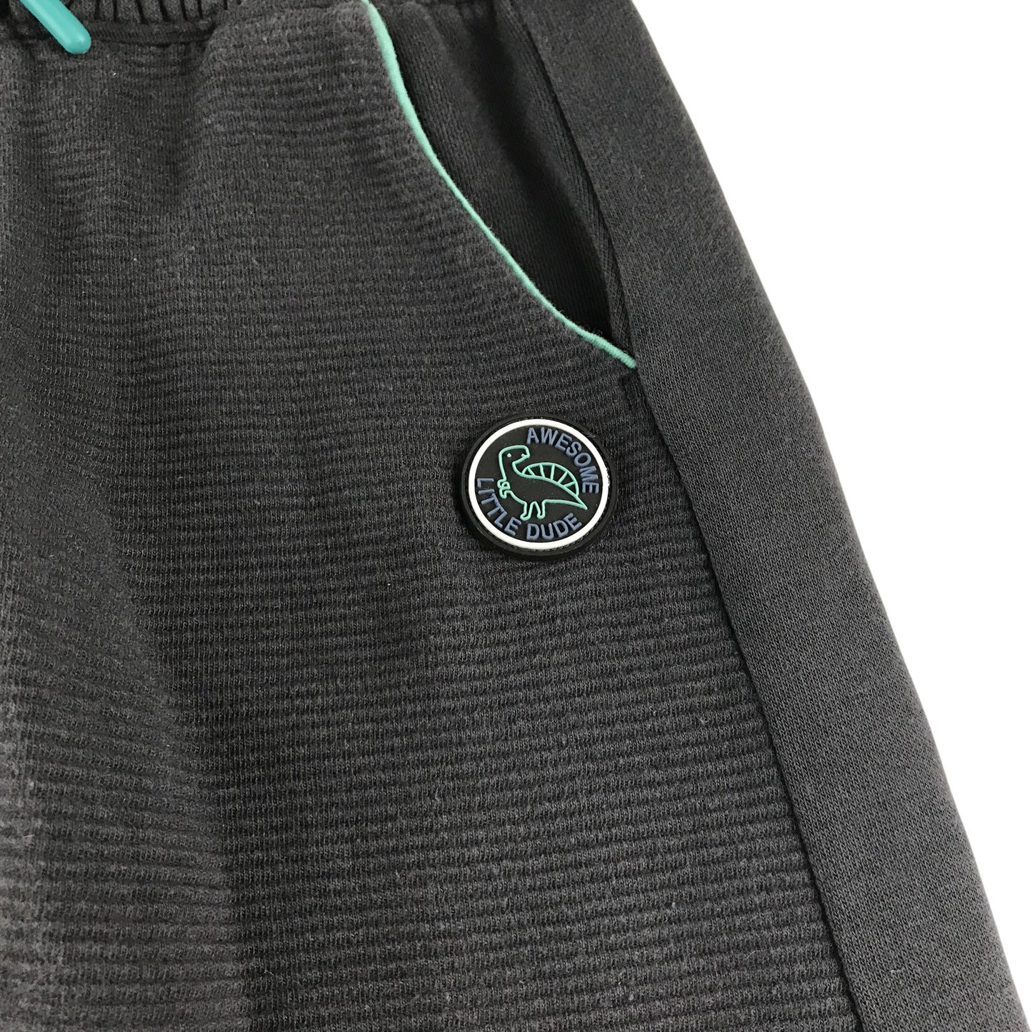 Nutmeg joggers 4-5 years grey dinosaur detailing elasticated waist