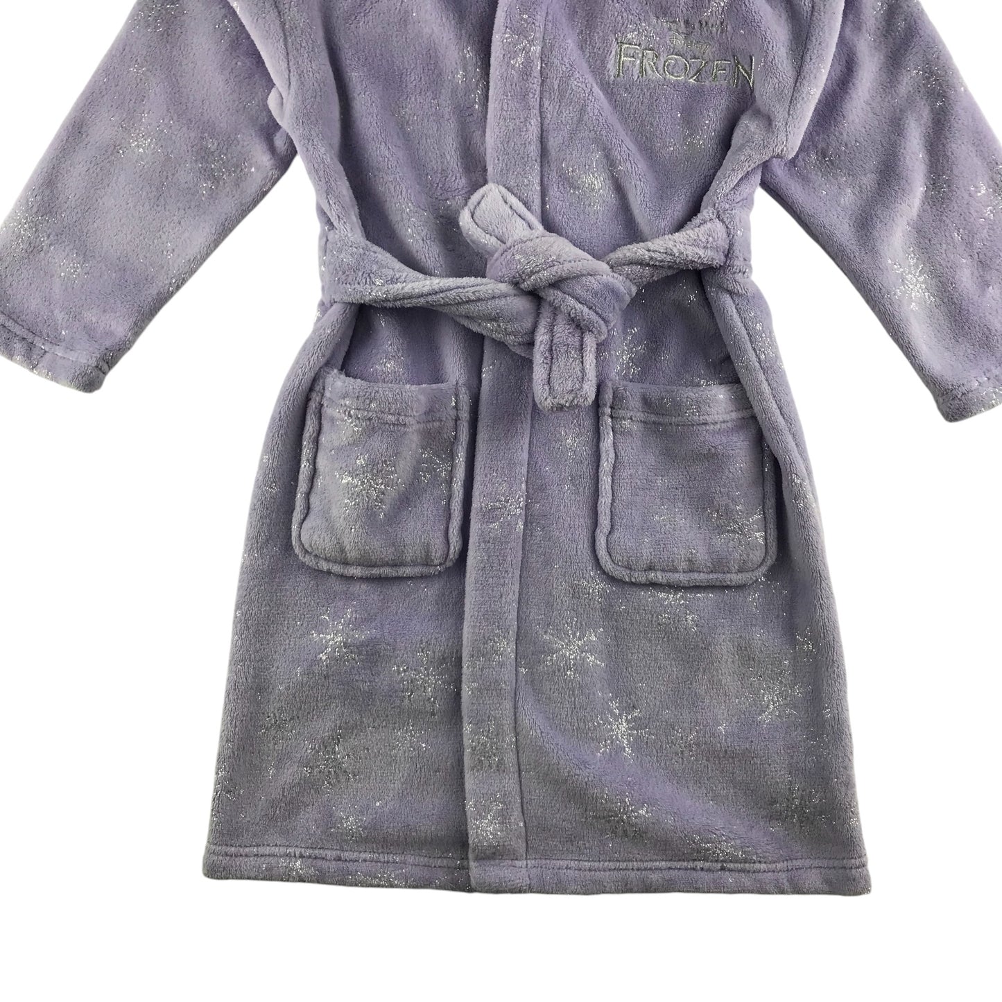 M&S dressing gown 5-6 years lilac Disney Frozen