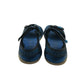 Clarks Sandals Shoe Size 9 Navy and Blue Camo Pattern with Straps
