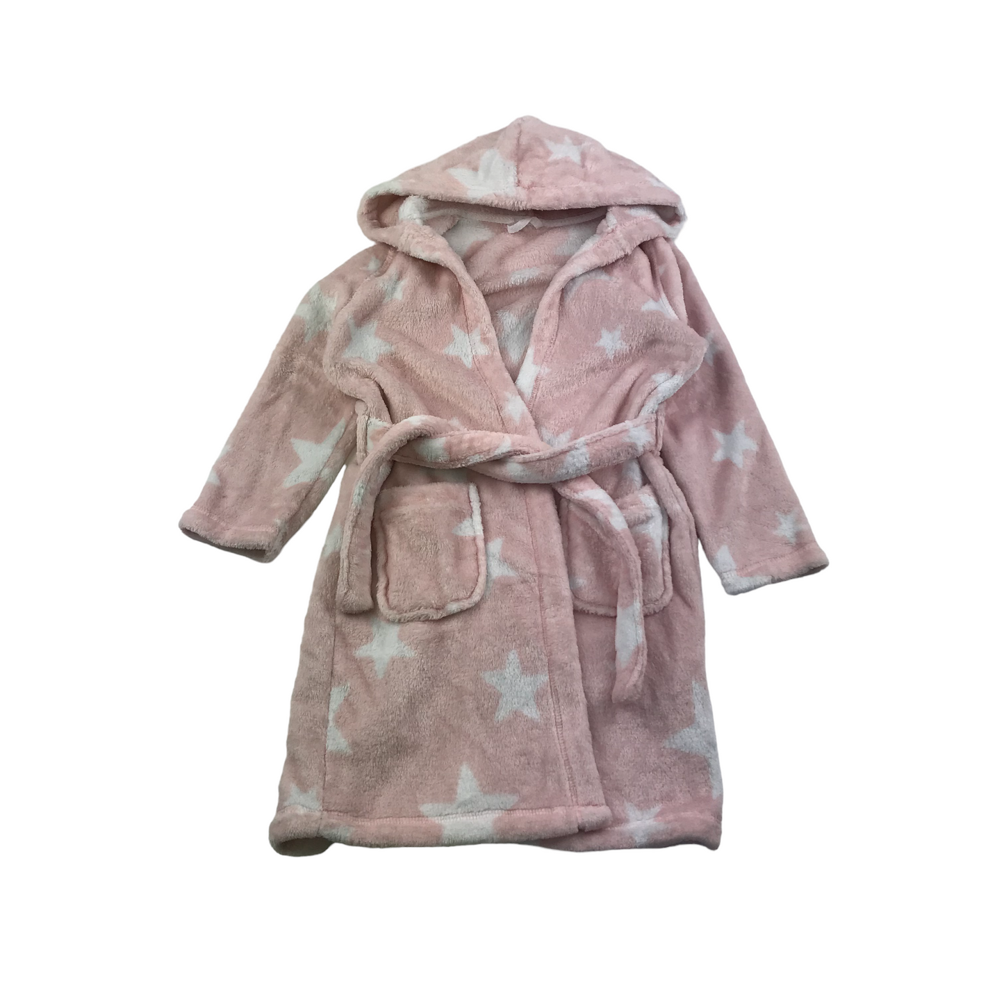 M&S Pink Starry Dressing Gown Age 5