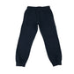F&F joggers 7-8 years navy plain elasticated waist cuffed leg