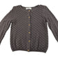 H&M Cardigan 8-9 Years Brown Button Up Cotton Knit