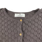 H&M Cardigan 8-9 Years Brown Button Up Cotton Knit
