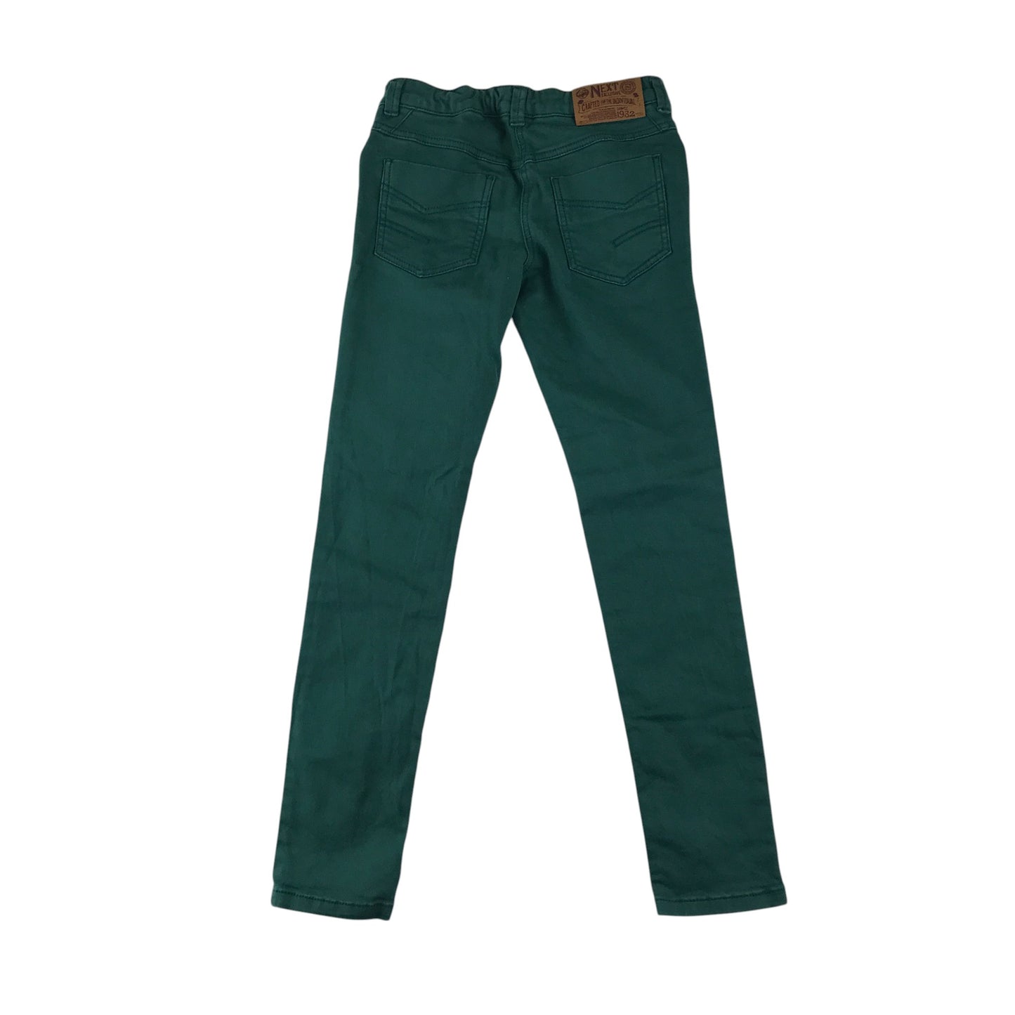 Next jeans 9-10 years emerald green plain skinny