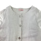 Next Cardigan 8-9 Years Cream Button Up Cotton