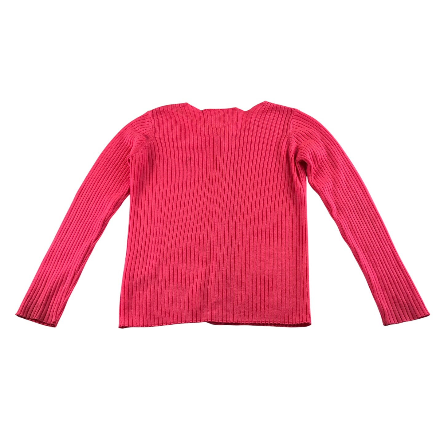 Tu Cardigan 8-9 Years Pink Rib Knit Button Up