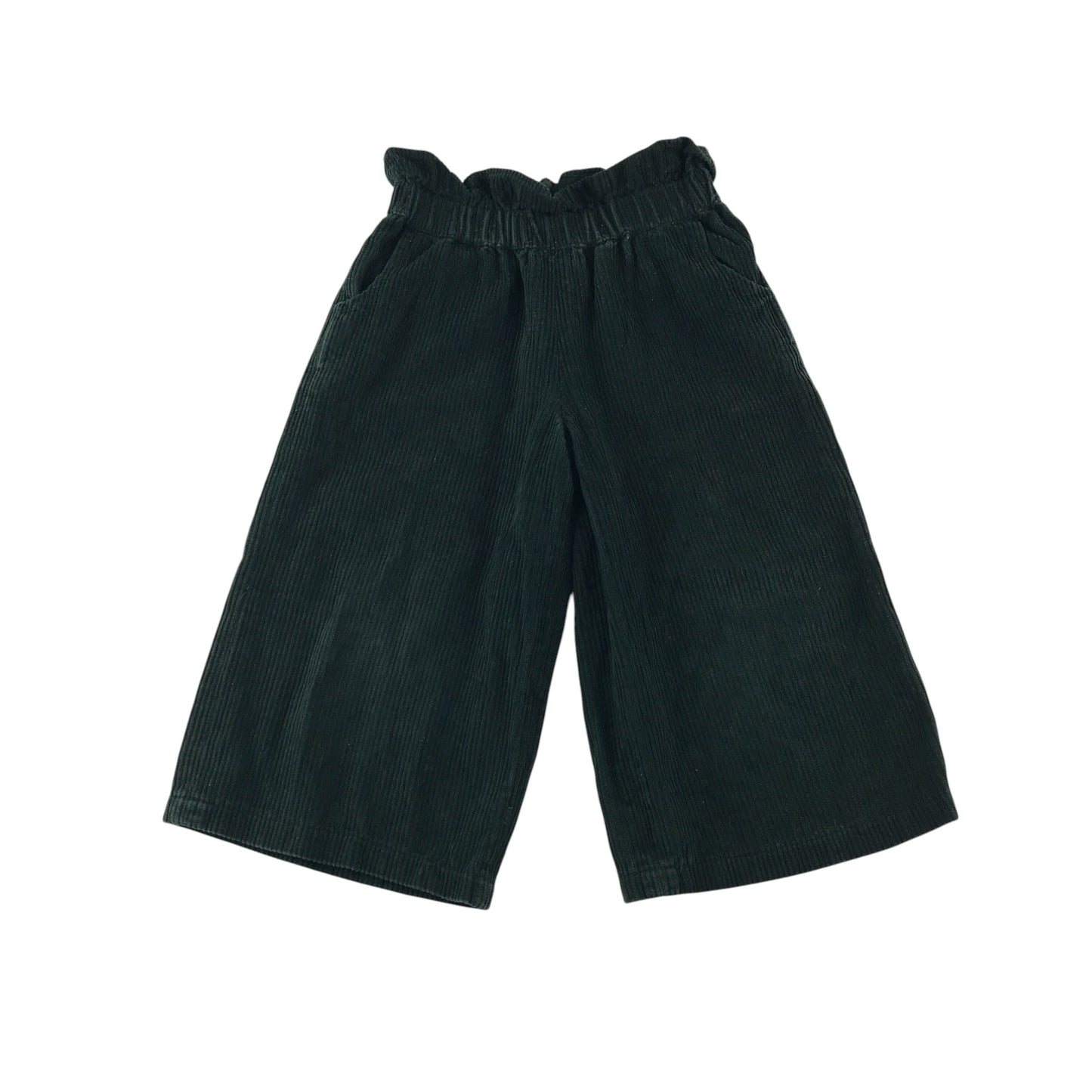 MNG trouser 4-5 year dark green corduroy wide leg