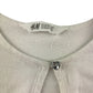 H&M Cropped Cardigan 6-7 Years White Cotton