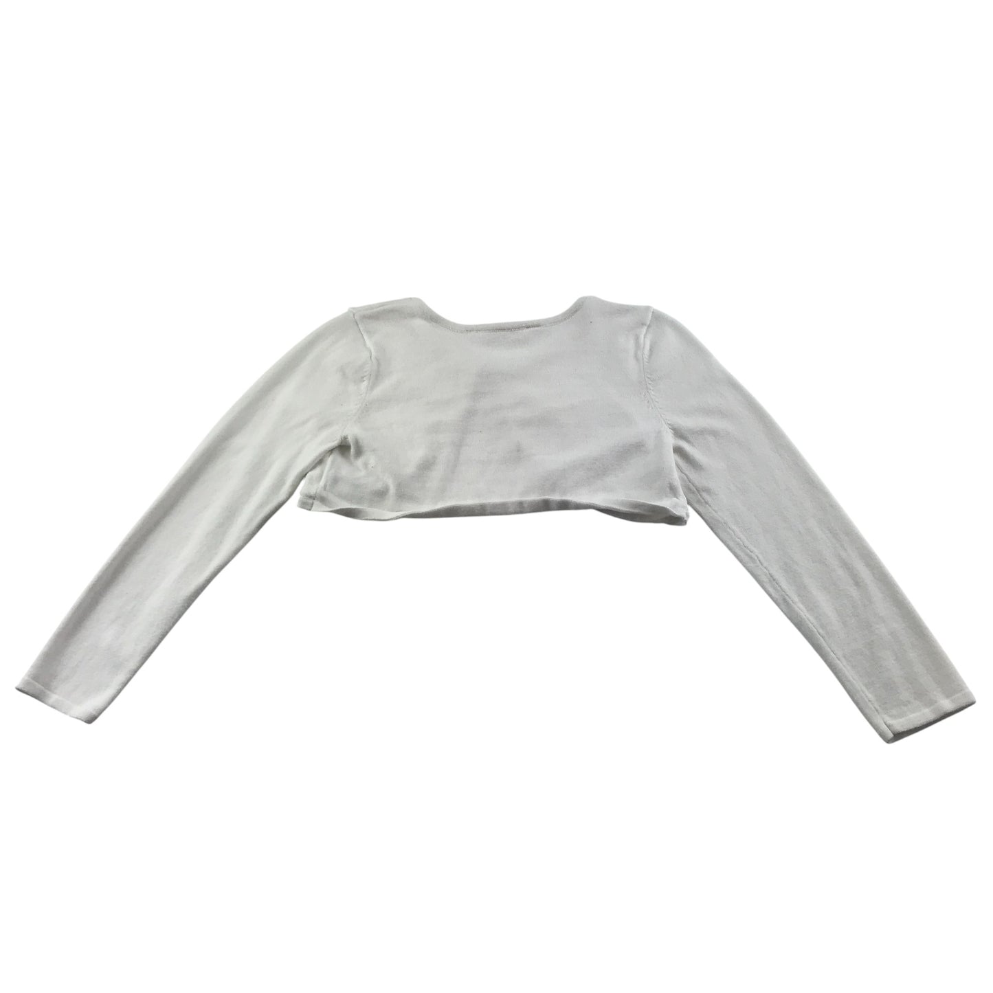 H&M Cropped Cardigan 6-7 Years White Cotton