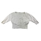 M&S Cardigan UK 8 White Knit Button Up Cotton