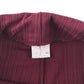 Zara trousers 6-7 years burgundy plain ribbed folded waist